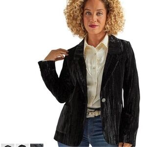 Wrangler Retro Black Blazer